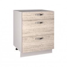 Кухонный шкаф-стол Alesia 3S/60-F1 сосна винтаж