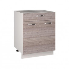 Кухонный шкаф-стол Alesia 2D1S/60-F1 дуб анкона